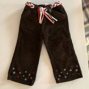 Gymboree brown corduroy pants